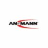 Das Bild zeigt das Logo der Marke Ansmann, einen Hersteller von Elektronikzubehör. Das Logo besteht aus dem Namen "ANSMANN" in Großbuchstaben, wobei das "A" und das "M" hervorgehoben sind, und einem grafischen Element, das einen roten Schwung mit einem weißen und einem schwarzen Streifen darstellt. Dieses Logo ist dafür gedacht, das Unternehmen visuell zu repräsentieren. Es enthält keine spezifischen Informationen über das Produkt "Ansmann Netzteil APS 12-2.5 12V 2.5A 30W speziell für Router".