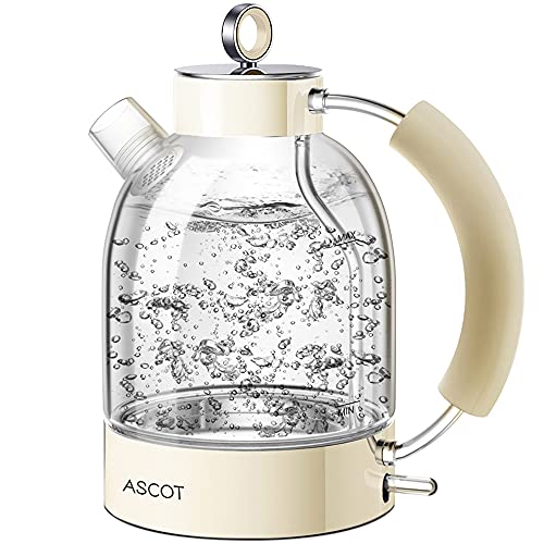 ASCOT Glas Wasserkocher  Stilvoll und praktisch