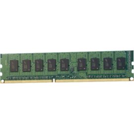 Das Bild zeigt einen DIMM (Dual In-line Memory Module) mit einer Kapazität von 4 GB DDR3-1333 RAM, hergestellt von Mushkin Enhanced. Der Arbeitsspeicher ist für den Einsatz in Computern konzipiert, um die Menge an verfügbarem temporären Speicher für das Ausführen von Programmen und Prozessen zu erhöhen. Auf der grünen Leiterplatte sind mehrere schwarze, rechteckige Chips angebracht, die die Speichermodule darstellen. An einem Ende des Moduls befinden sich vergoldete Kontakte für die elektrische Verbindung mit dem entsprechenden Slot auf einem Motherboard.